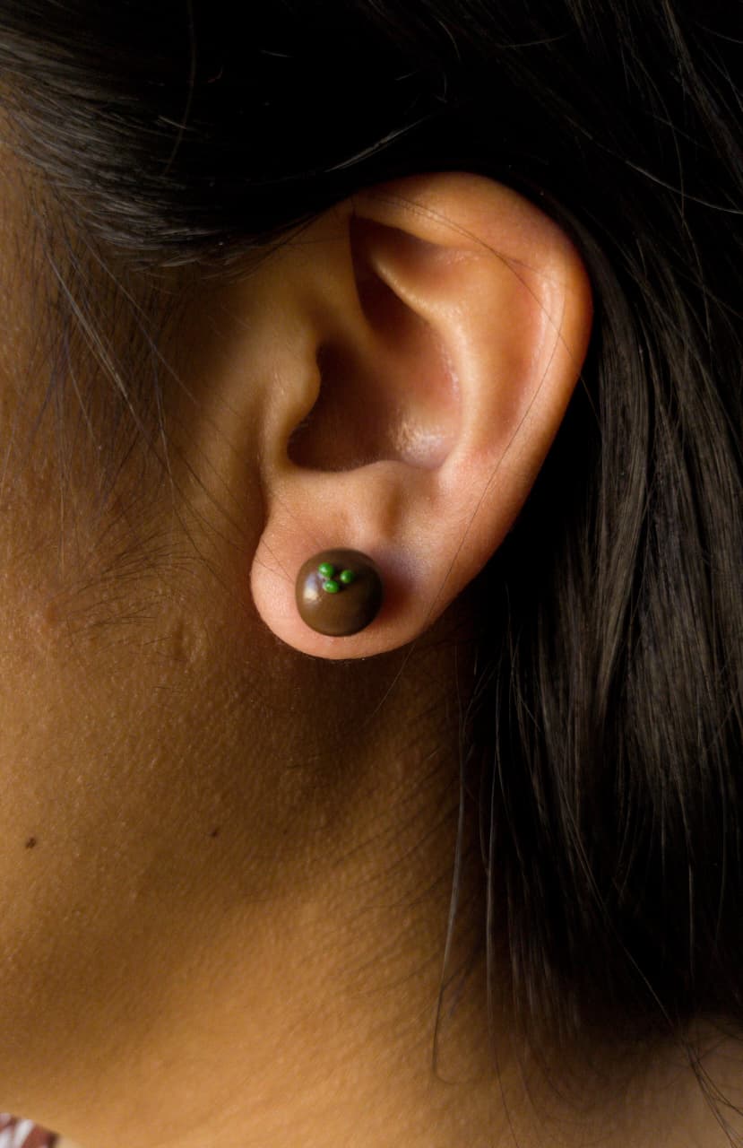 Gulab Jamun Stud Earrings