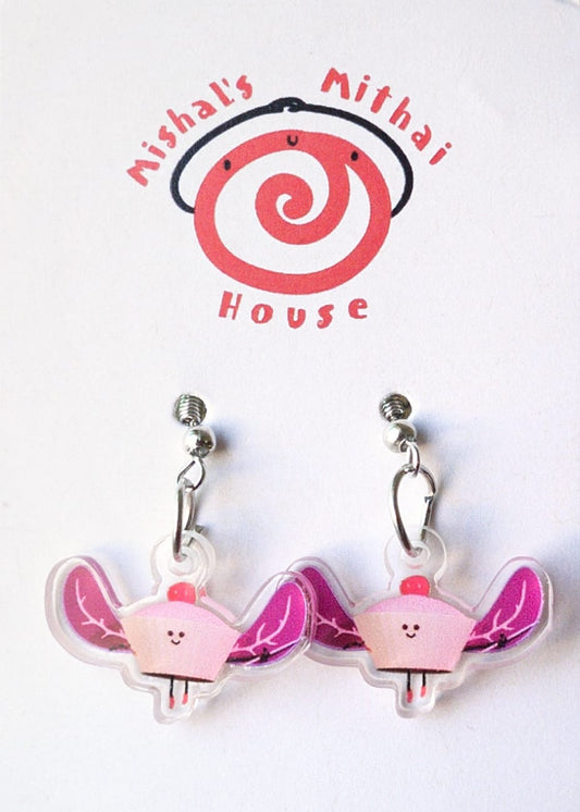 Fairy Cupcake Dangle Earrings