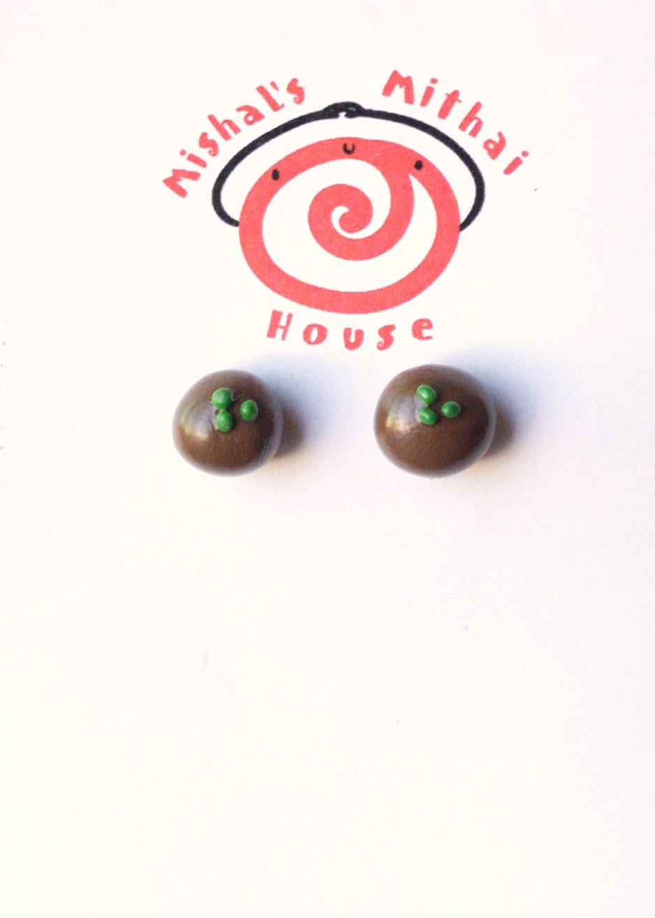 Gulab Jamun Stud Earrings