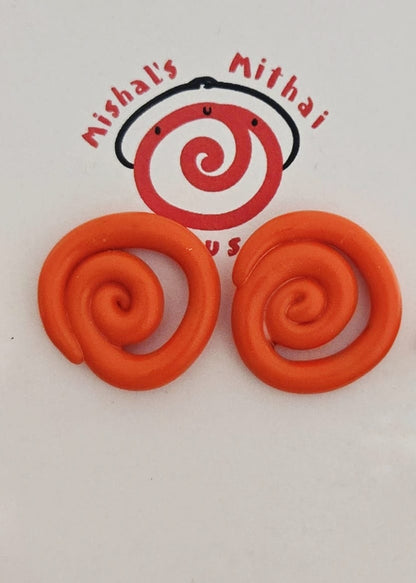 Jalebi Stud Earrings